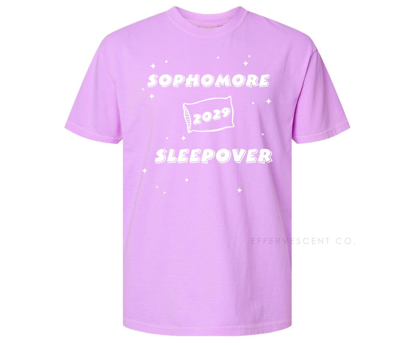 Sophomore Sleepover 2029 | Front Only + Upgraded Shirt